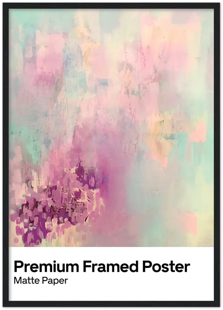 Premium Matte Paper Wooden Framed Poster
