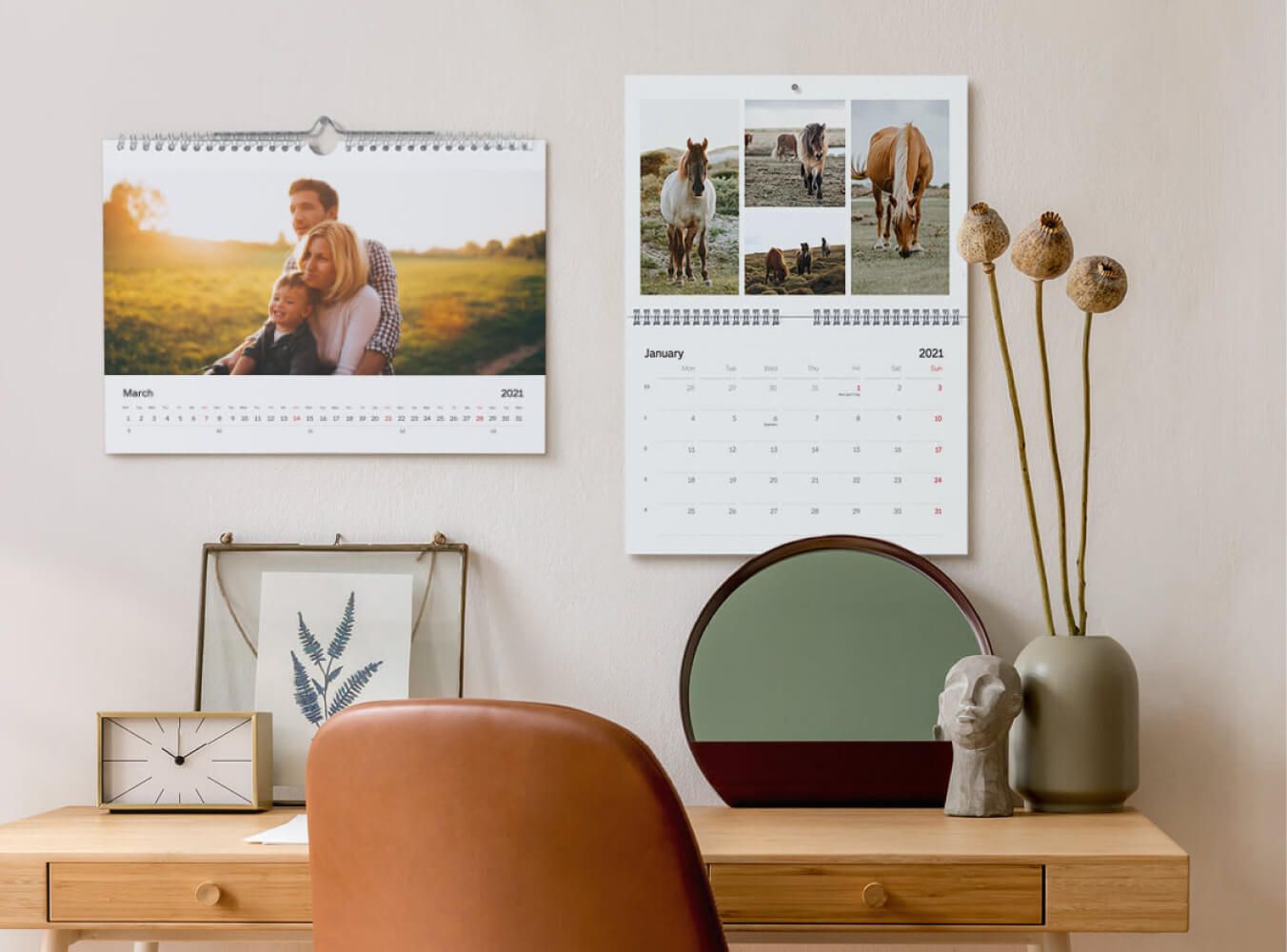 Wall calendars