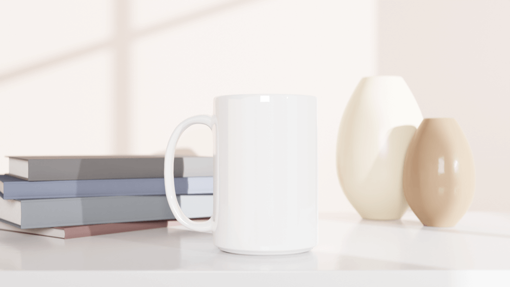 White 15oz Ceramic Mug