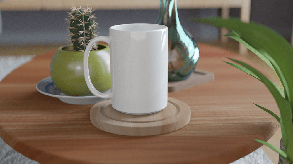 White 15oz Ceramic Mug
