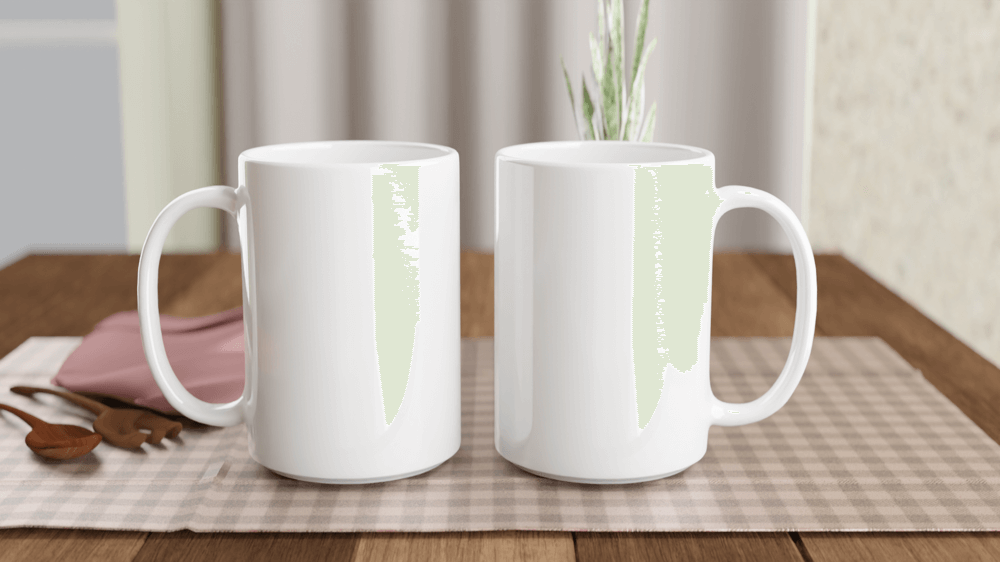 White 15oz Ceramic Mug