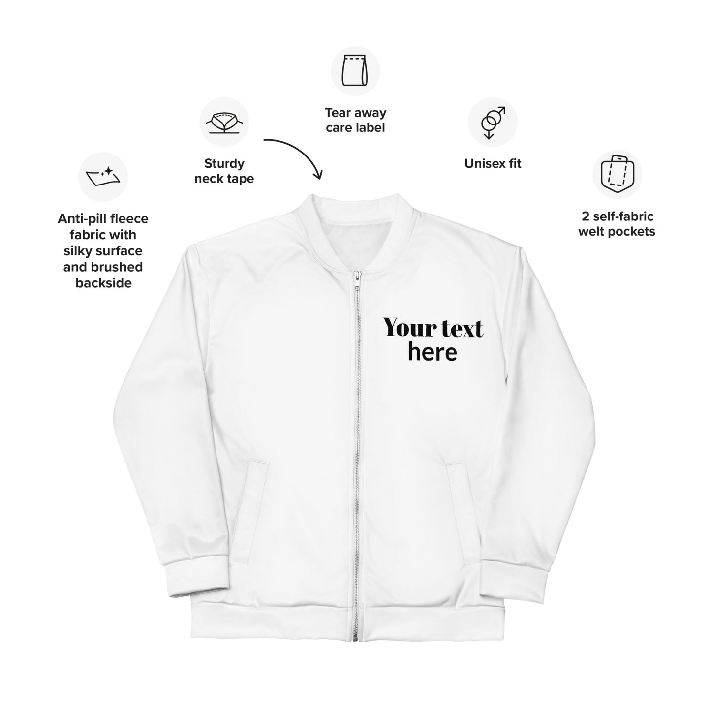 Unisex Bomber Jacket