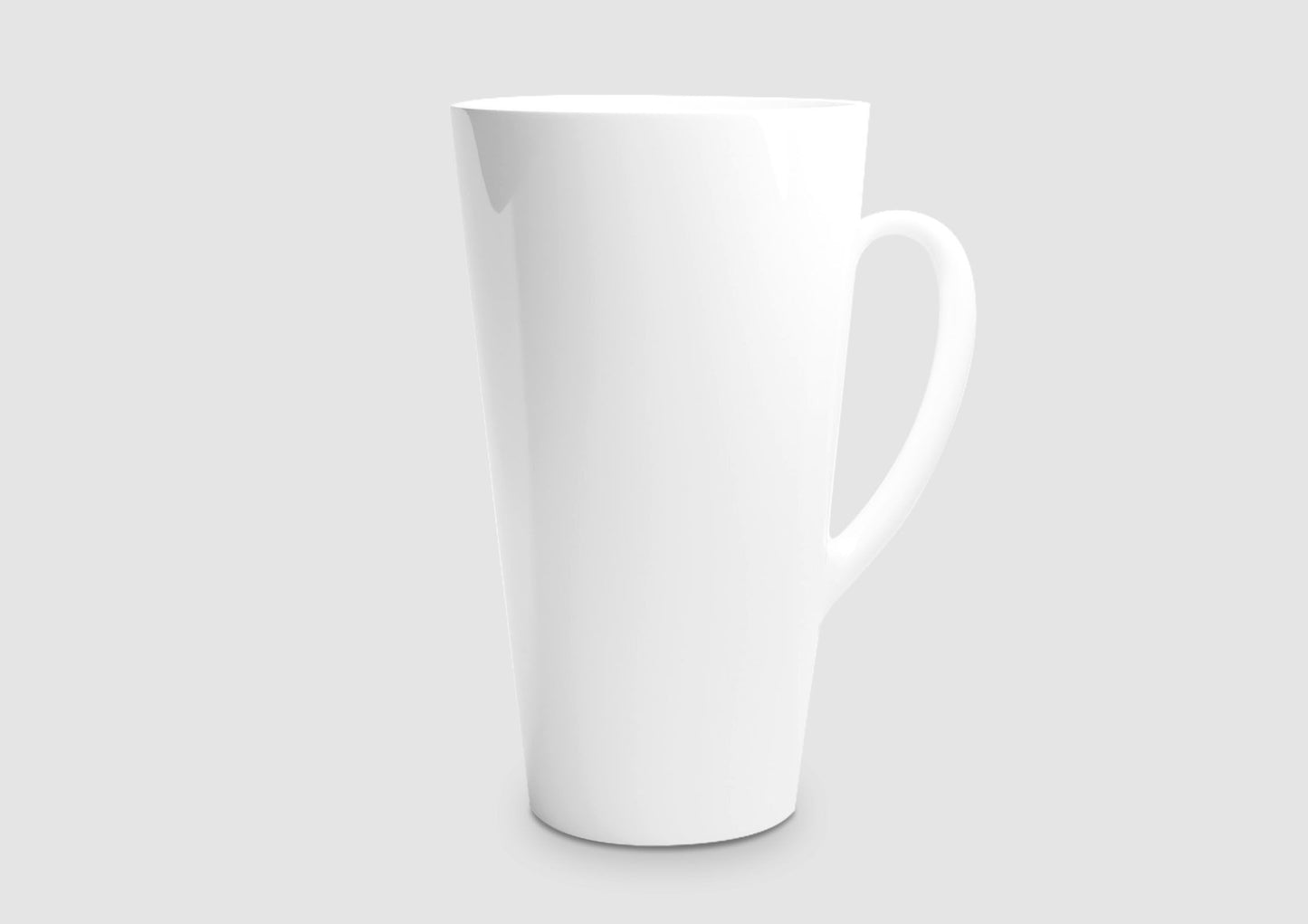 White Latte 17oz Ceramic Mug