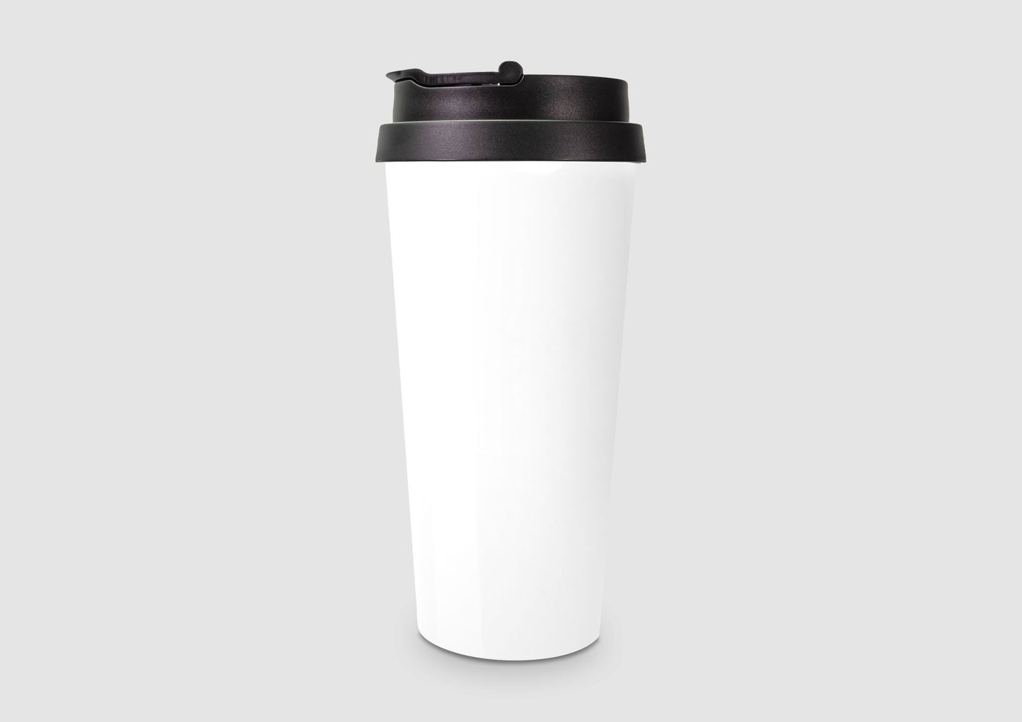 White 15oz Stainless Steel Travel Mug