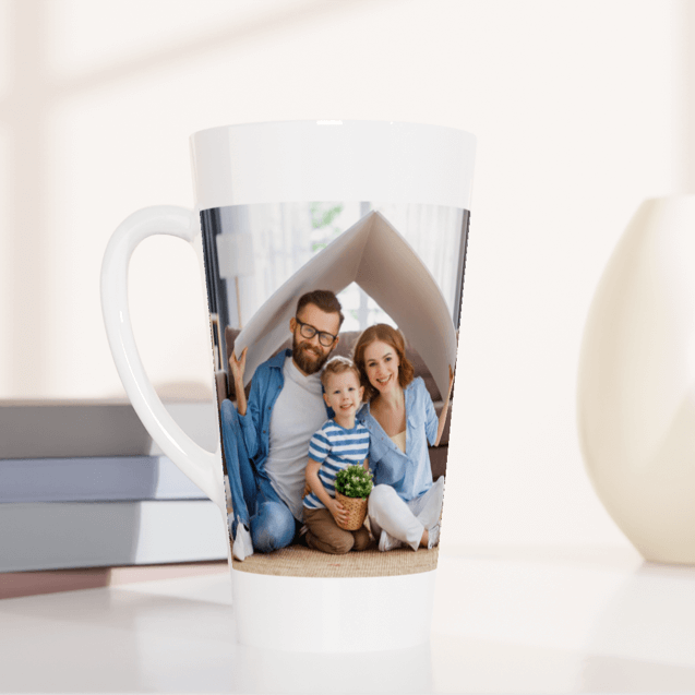 White Latte 17oz Ceramic Mug