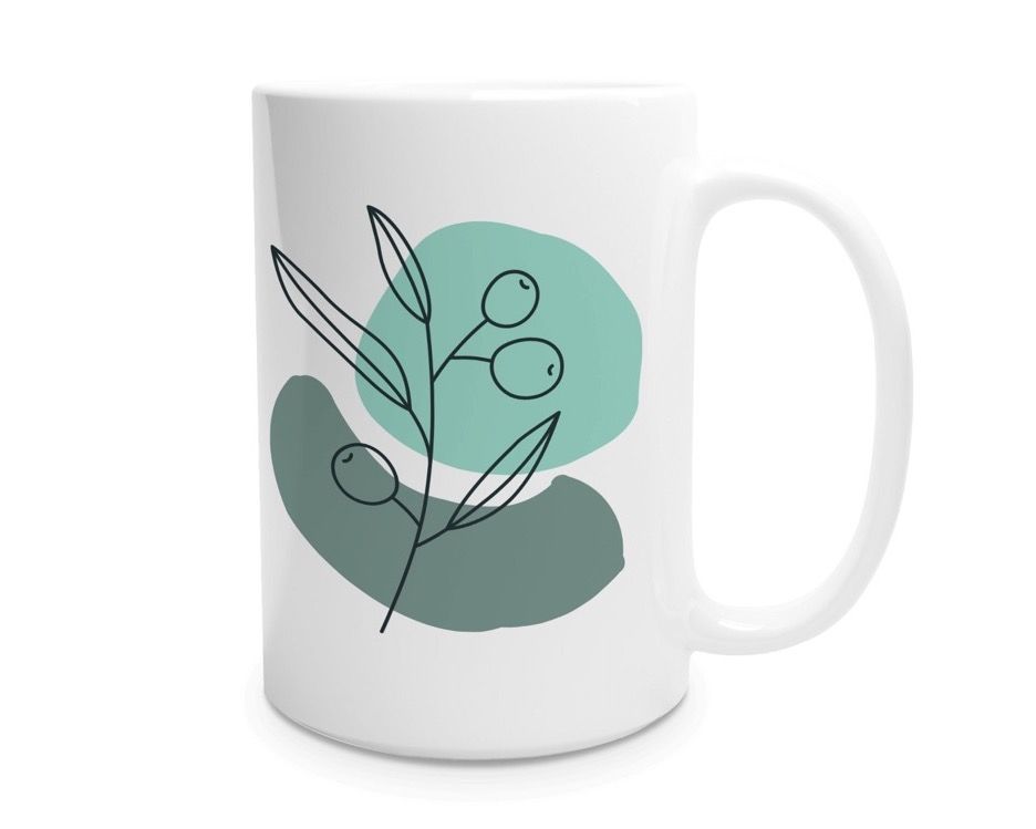White 15oz Ceramic Mug