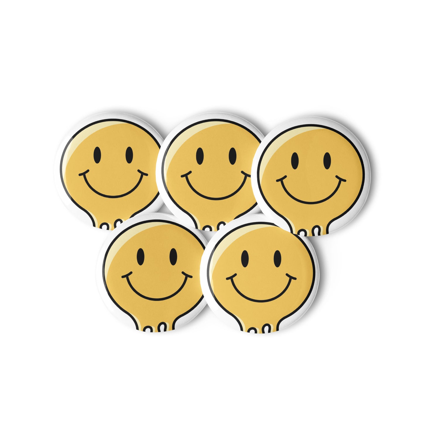 Set of pin buttons